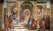 Expulsion of Joachim from the Temple GHIRLANDAIO, Domenico